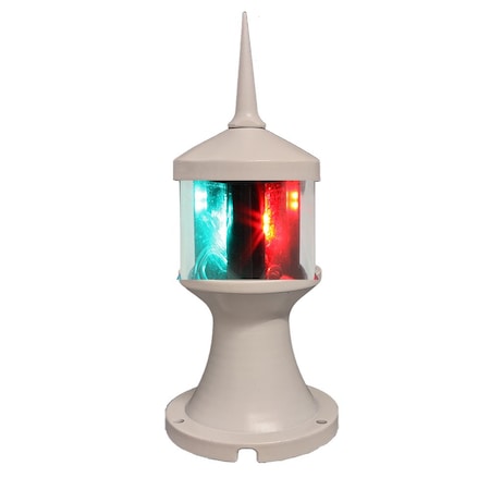 Lunasea Lighting Lunasea Tri-Color/Anchor Zero Emission Light Fixture - 12V - White LLB-73BK-01-WB